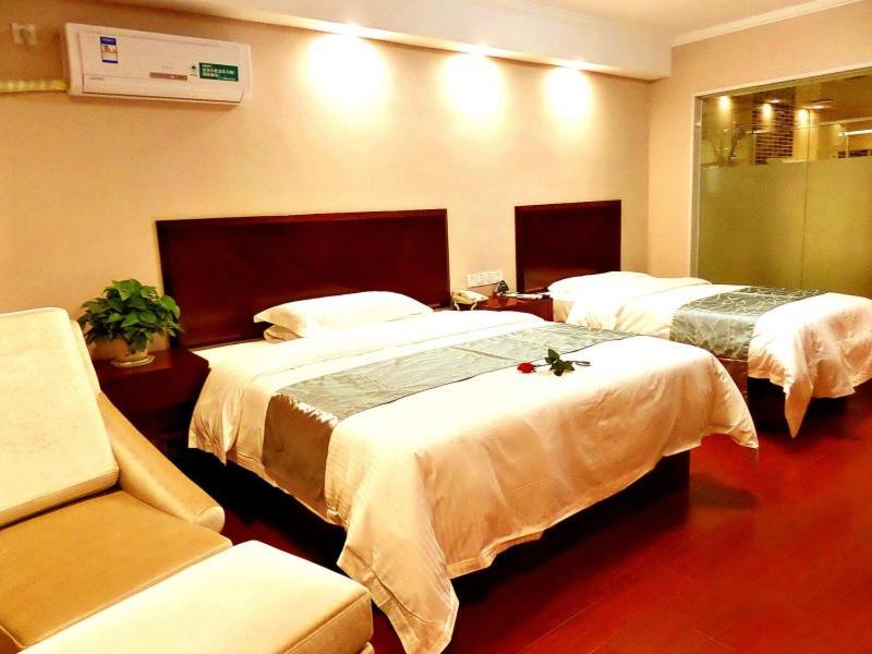 Greentree Inn Jiangxi Jindezhen People Square Jindin Business Hotel Jingdezhen Bagian luar foto