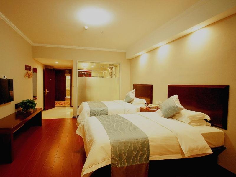 Greentree Inn Jiangxi Jindezhen People Square Jindin Business Hotel Jingdezhen Bagian luar foto