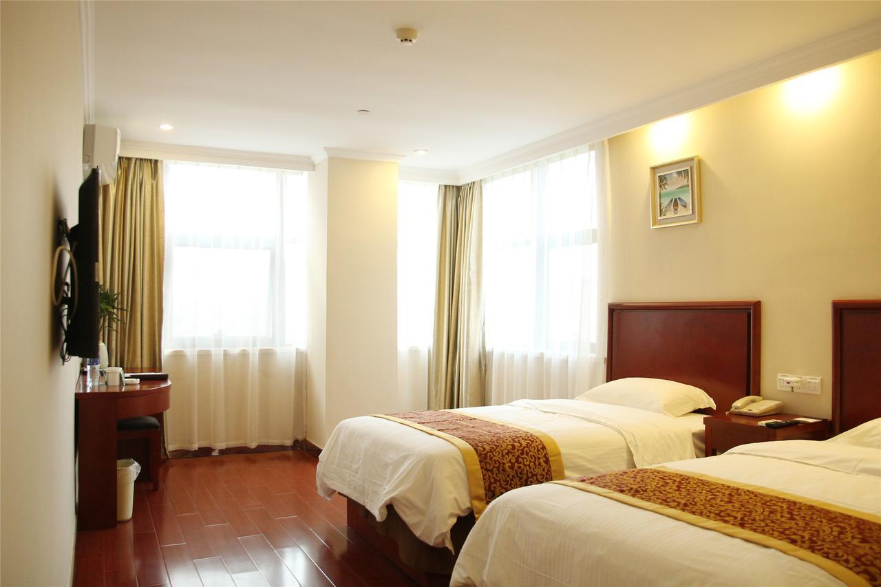 Greentree Inn Jiangxi Jindezhen People Square Jindin Business Hotel Jingdezhen Bagian luar foto