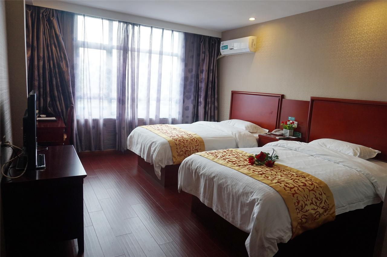 Greentree Inn Jiangxi Jindezhen People Square Jindin Business Hotel Jingdezhen Bagian luar foto