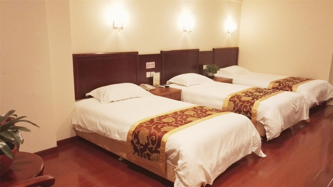Greentree Inn Jiangxi Jindezhen People Square Jindin Business Hotel Jingdezhen Bagian luar foto